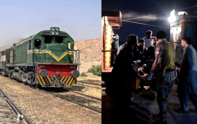 Pakistan Train Hijacked