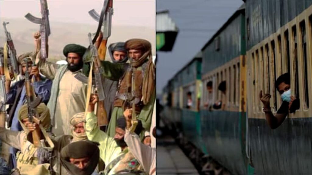 Pakistan Train Hijacked