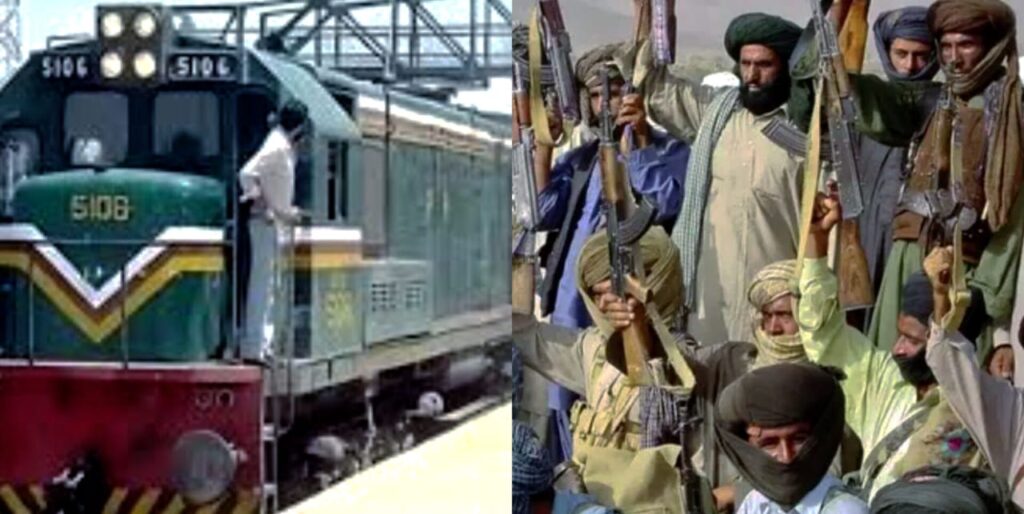 Pakistan Train Hijacked